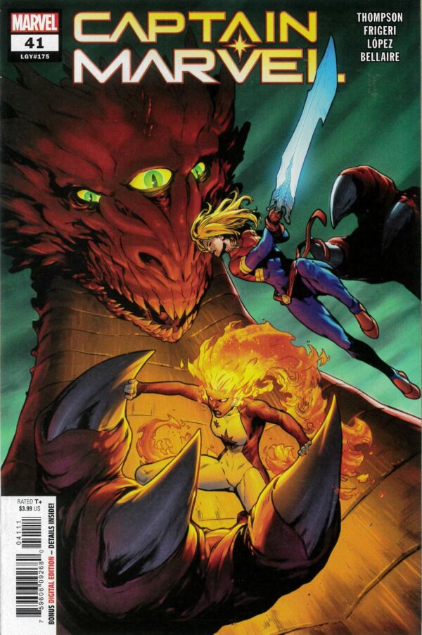 CAPTAIN MARVEL (2019 SERIES) #41: Juan Frigeri cover A