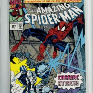 AMAZING SPIDER-MAN (1962: AUSTRALIAN PRICE VARIANT #359: Cardiac app – Halo Graded 9.2 NM