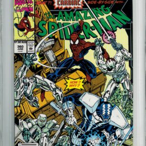 AMAZING SPIDER-MAN (1962: AUSTRALIAN PRICE VARIANT #360: 1st app Carnage Cameo – Halo Graded – 9.4 NM