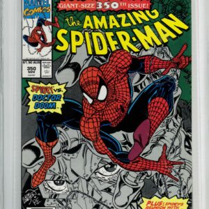 AMAZING SPIDER-MAN (1962: AUSTRALIAN PRICE VARIANT #350: Dr. Doom app. – Halo Graded 9.6