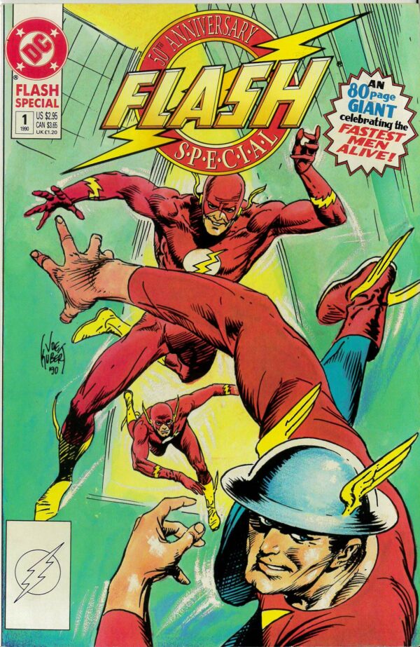FLASH SPECIAL #1: 50th Anniversary: Jay Garrick: Barry Allen: Wally West