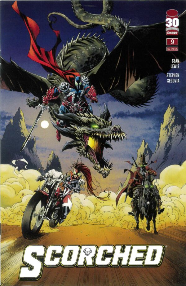 SPAWN: THE SCORCHED #9: Kevin Keane cover B