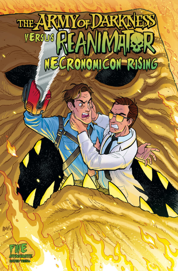 ARMY OF DARKNESS V REANIMATOR: NECRONOMICON RISING #5: Tony Fleecs cover A