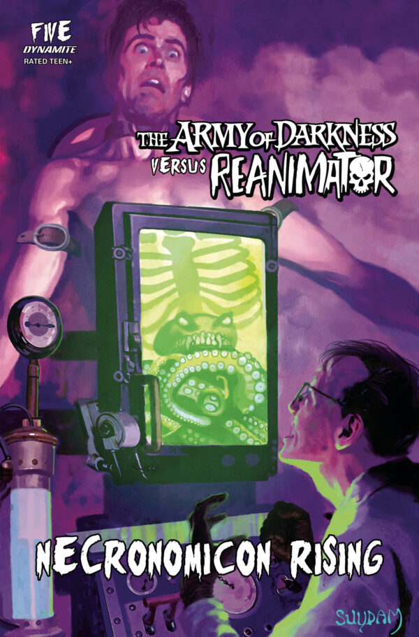 ARMY OF DARKNESS V REANIMATOR: NECRONOMICON RISING #5: Arthur Suydam cover C