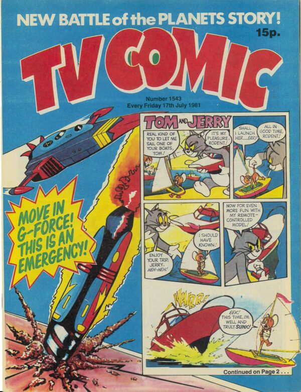 TV COMIC #1543: Battle of the Planets – new