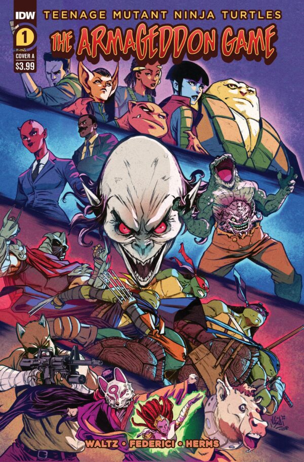 TEENAGE MUTANT NINJA TURTLES: ARMAGEDDON GAME #1: Vincenzo Federici cover A