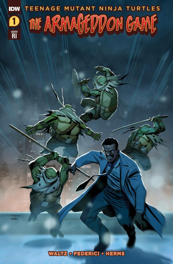 TEENAGE MUTANT NINJA TURTLES: ARMAGEDDON GAME #1: Pasquale Qualano RI cover C