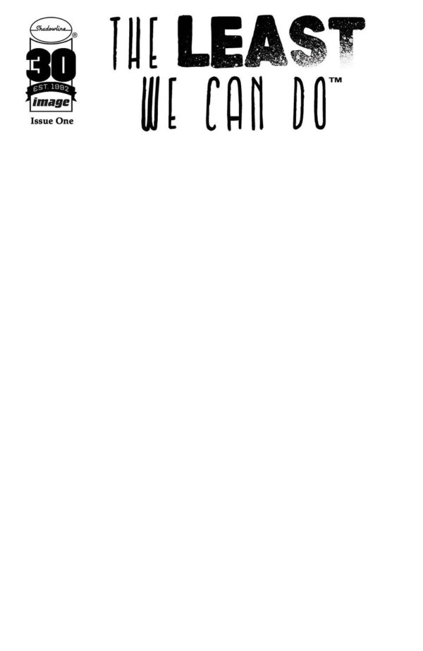 LEAST WE CAN DO #1: Blank Sketch cover D