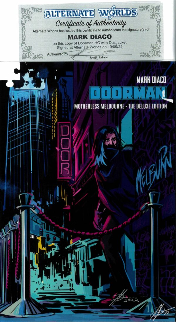 DOORMAN (HC) (2022 SERIES) #0: Exclisive Duct Jacket, signed Mark Diaco (C0A) NM Ltd 30