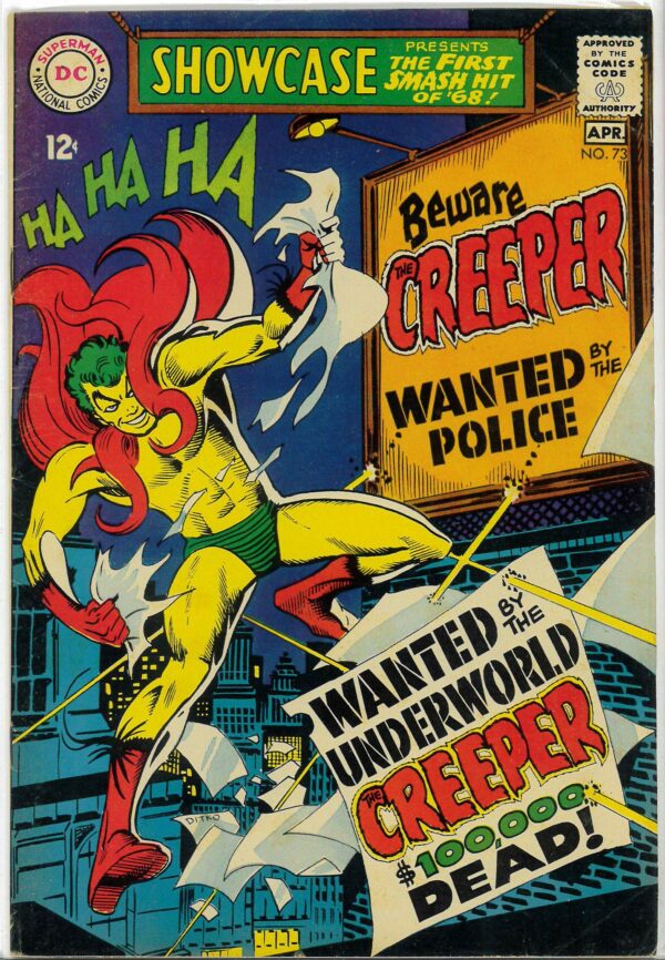 SHOWCASE #73: Creeper 1st appearance – Steve Ditko – VF