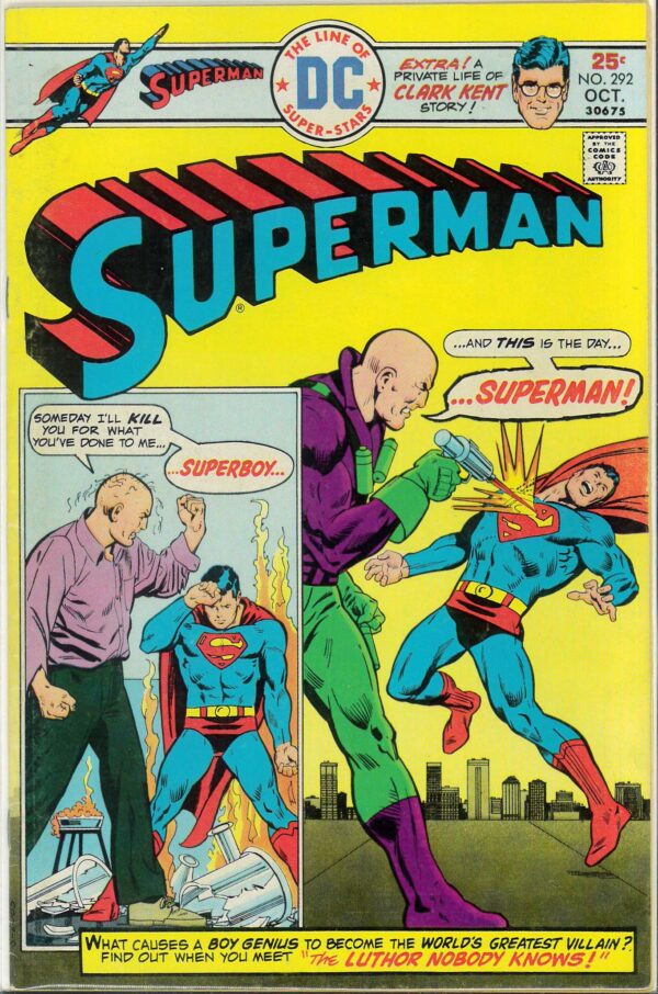 SUPERMAN (1938-1986,2006-2011 SERIES) #292: VF