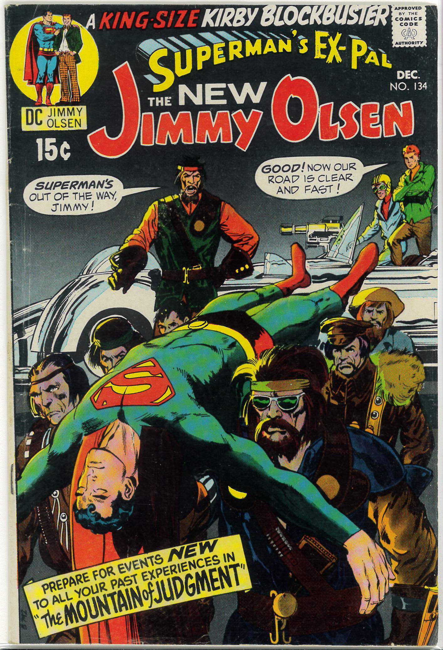 SUPERMAN’S PAL JIMMY OLSEN #134: 1st appearance Darkseid – Neal Adams – VG SUPERMAN’S PAL JIMMY OLSEN #134: 1st appearance Darkseid – Neal Adams – VG