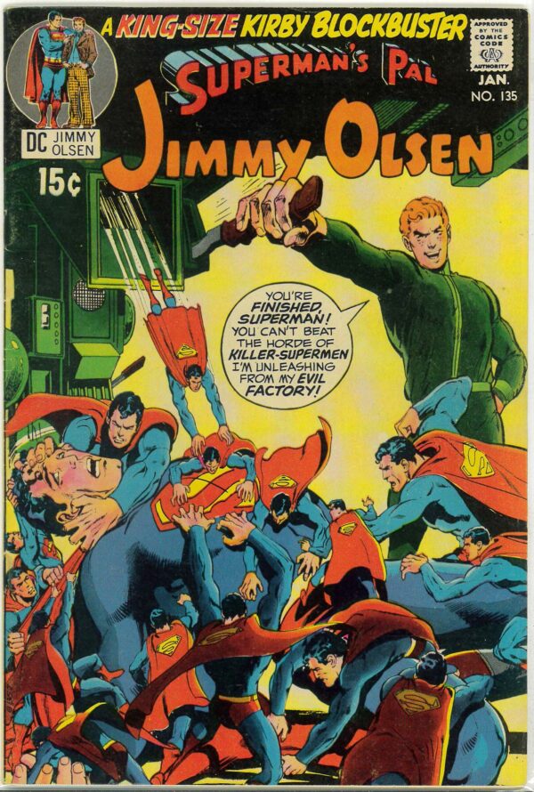 SUPERMAN’S PAL JIMMY OLSEN #135: 2nd appearance Darkseid – FN