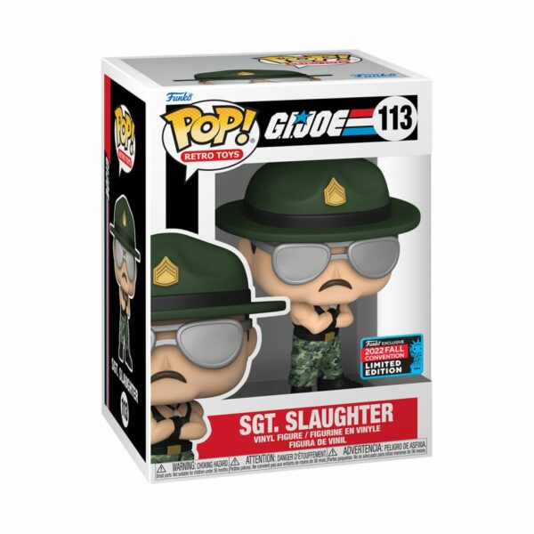 POP RETRO TOYS VINYL FIGURE #113: Sgt Slaughter: G.I. Joe (NYCC 2022)