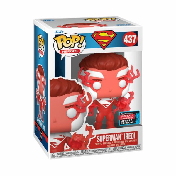 POP HEROES VINYL FIGURE #437: Superman Red (NYCC 2022)