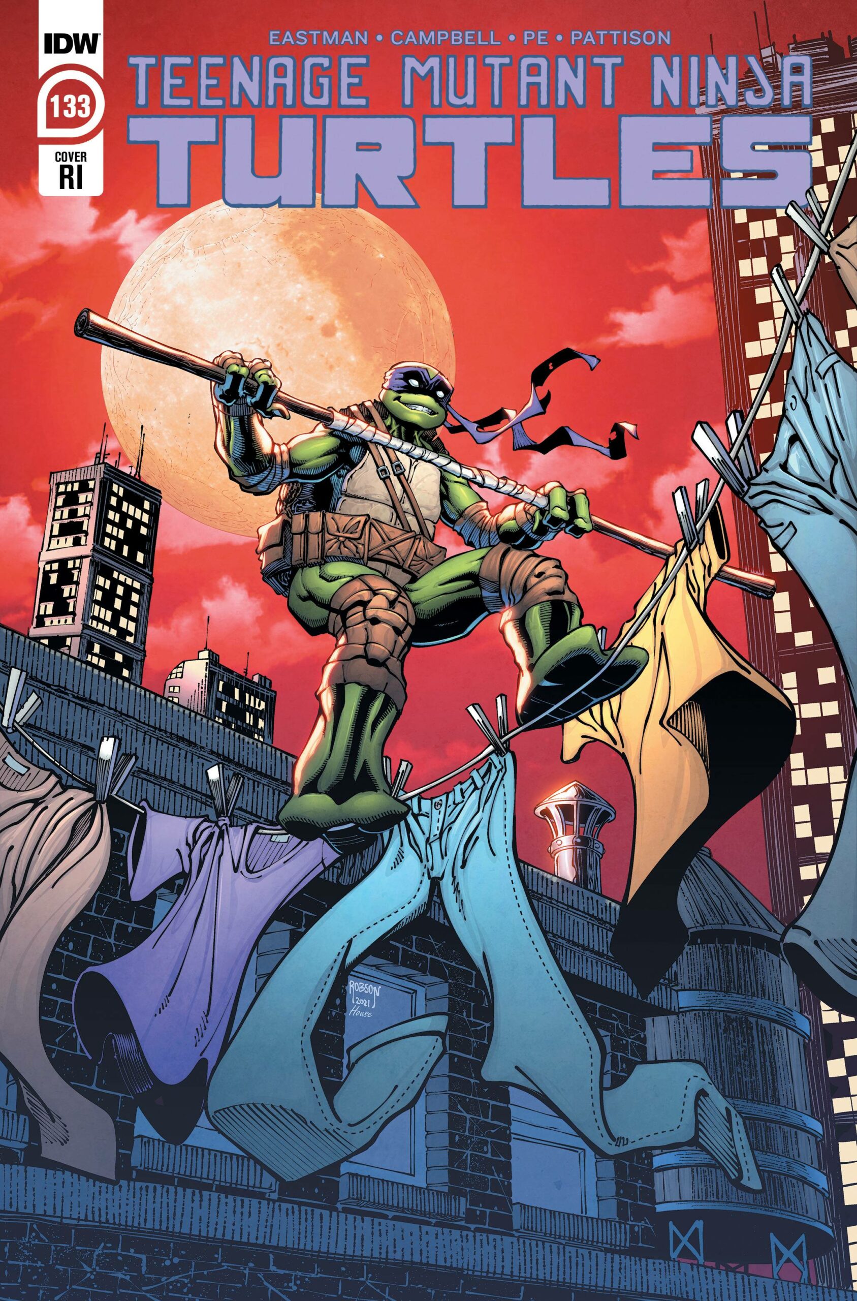 TEENAGE MUTANT NINJA TURTLES (2011-2024: VARIANT) #133: Tom Whalen RI cover C TEENAGE MUTANT NINJA TURTLES (2011-2024: VARIANT) #133: Tom Whalen RI cover C