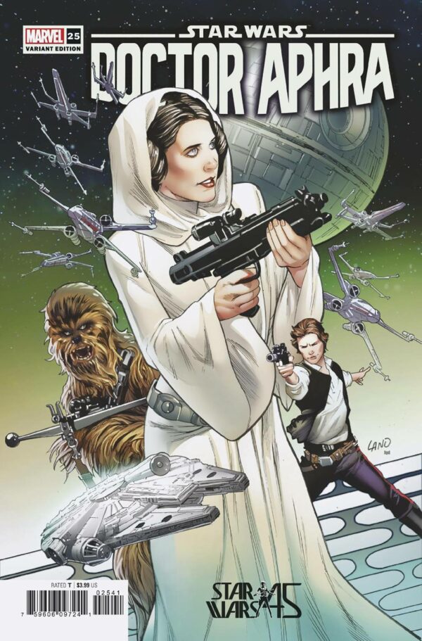 STAR WARS: DOCTOR APHRA (2020 SERIES) #25: Greg Land A New Hope 45th Anniversary cover D