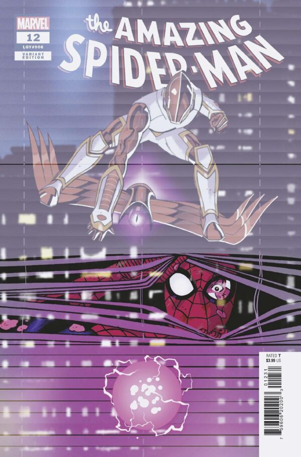 AMAZING SPIDER-MAN (2022 SERIES) #12: Tom Reilly Window Shades cover C