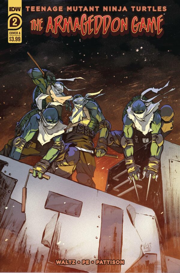 TEENAGE MUTANT NINJA TURTLES: ARMAGEDDON GAME #2: Vincenzo Federici cover A