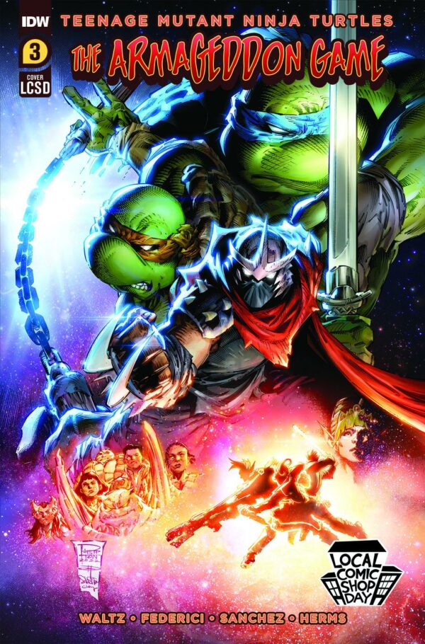 TEENAGE MUTANT NINJA TURTLES: ARMAGEDDON GAME #3: Philip Tan LCSD 2022 cover