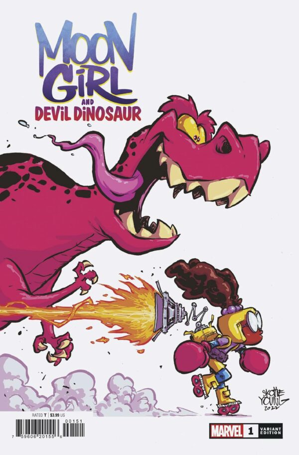 MOON GIRL AND DEVIL DINOSAUR (2023 SERIES) #1: Skottie Young Babies cover E