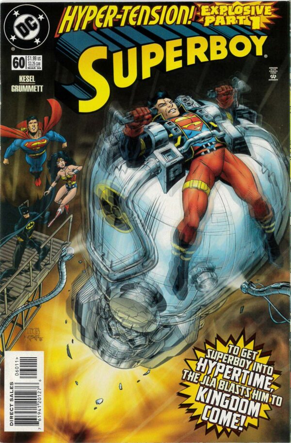 SUPERBOY (1993-2002 SERIES) #60: JLA: cameo of Black Zero: Hyper-tension 1/5