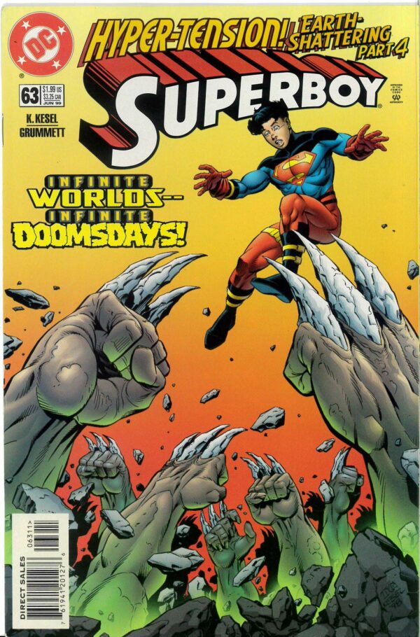 SUPERBOY (1993-2002 SERIES) #63: Challengers of the Unknown: Hypertension 4/5