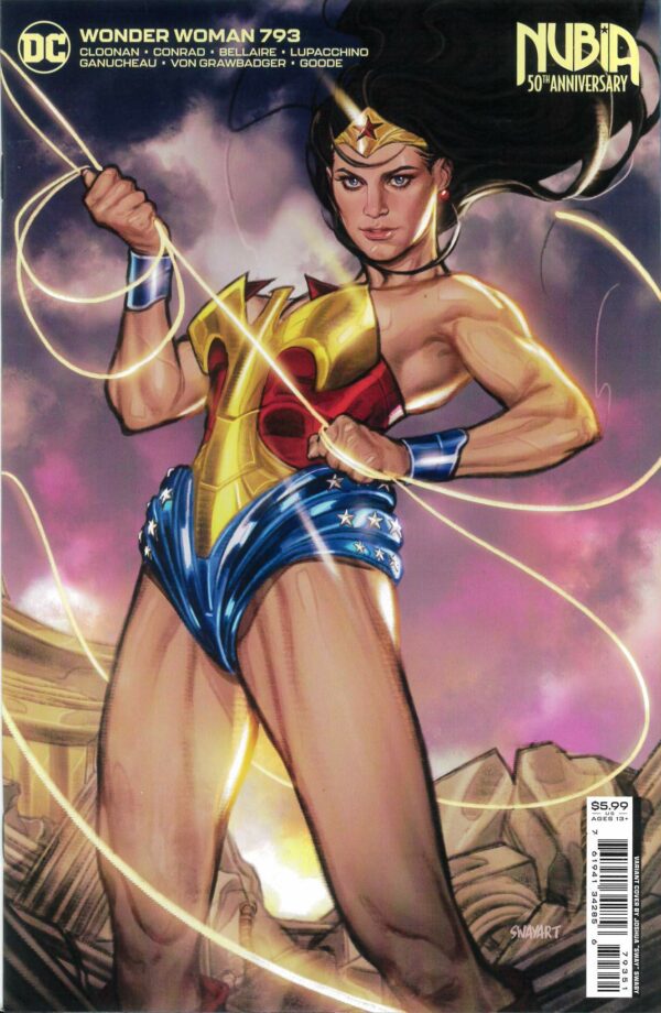 WONDER WOMAN (1942-1986,2010-2011,2020-2023 SERIES #793: Joshua (Sway) Swaby Nubia 50th Anniversary cover C