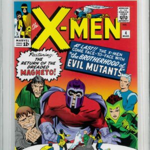 UNCANNY X-MEN (1963-2011,2015 SERIES) #4: Facsimile 1st app Scarlet Witch/Quicksilver Halo Graded 9.8