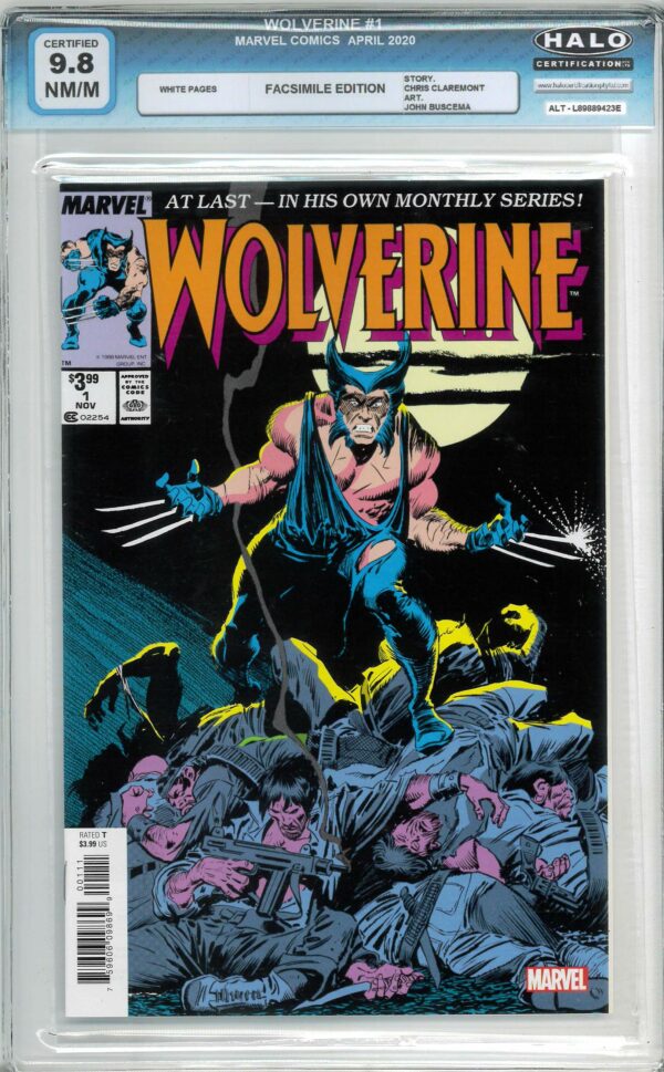 WOLVERINE (1988-2003, 2012- SERIES) #1: Facsimile Edition – Halo Graded 9.8