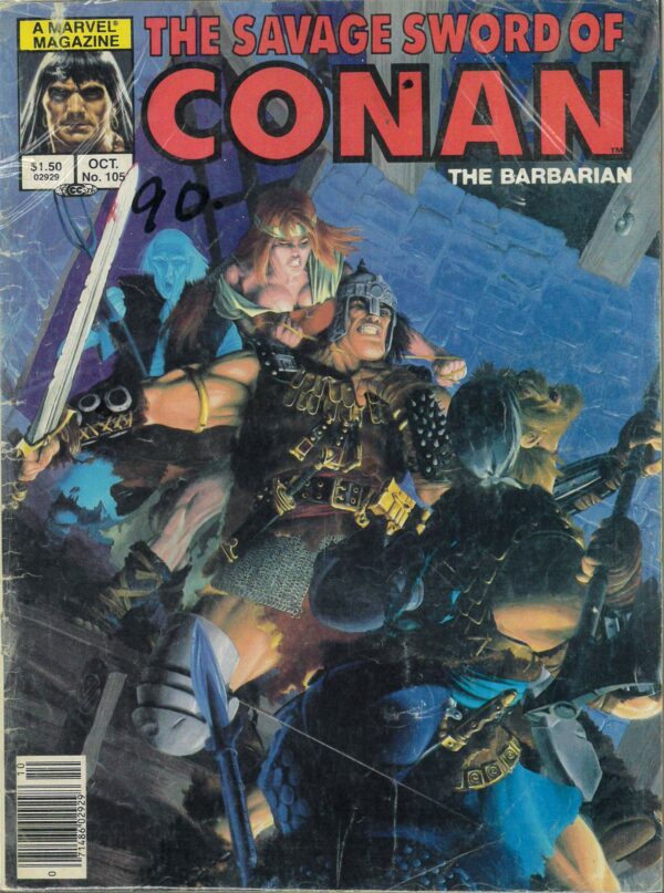 SAVAGE SWORD OF CONAN (1973-1995 SERIES) #105: VG