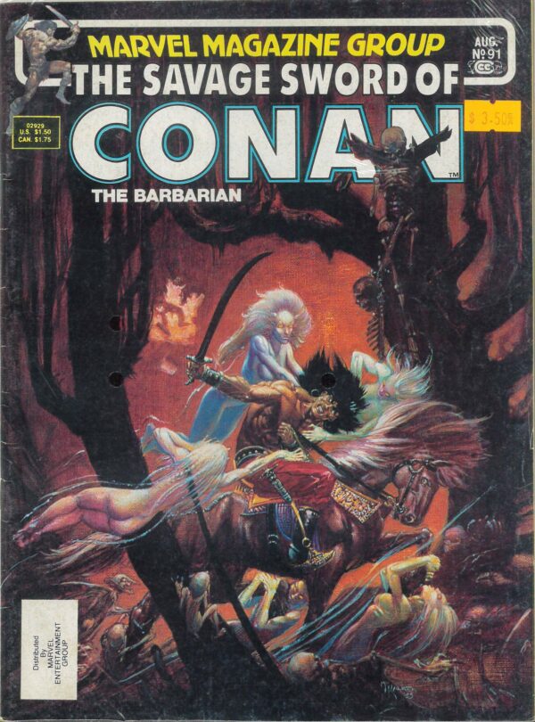 SAVAGE SWORD OF CONAN (1973-1995 SERIES) #91: VG/FN