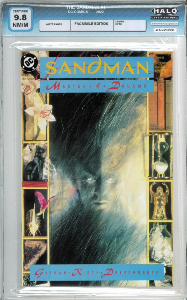 SANDMAN (1988-1996 SERIES) #1: Facsimile Edition 1st app Sandman/Morpheus – Halo Graded 9.8