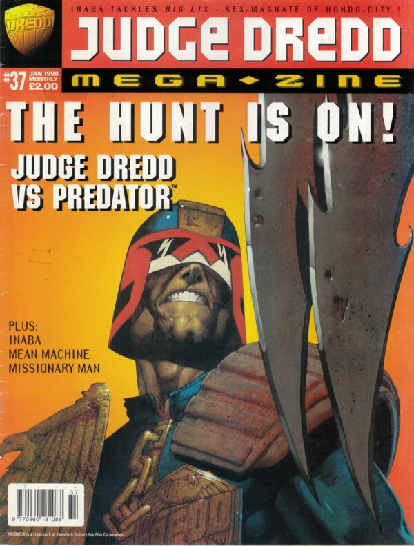 JUDGE DREDD THE MEGAZINE (1996- SERIES) #37
