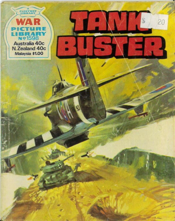 WAR PICTURE LIBRARY (1958-1984 SERIES) #1598: Tank Buster – Australian Variant – GD/VG