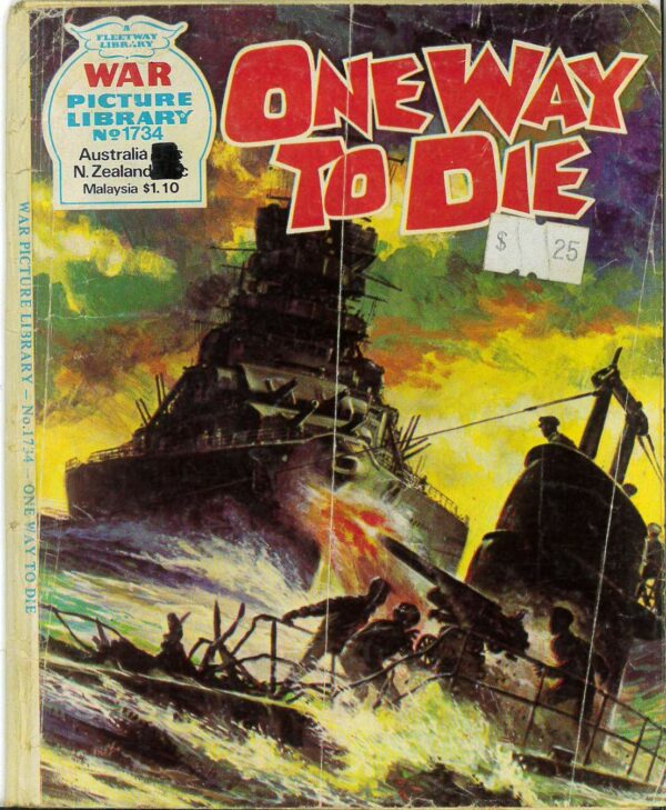 WAR PICTURE LIBRARY (1958-1984 SERIES) #1734: One Way to Die – Australian Variant – GD/VG