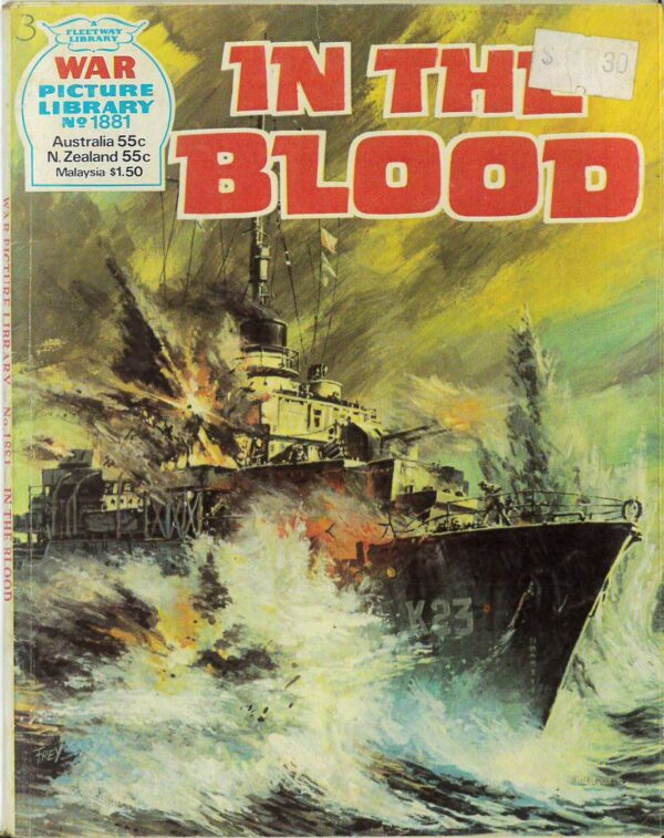 WAR PICTURE LIBRARY (1958-1984 SERIES) #1881: In the Blood – Australian Variant – VG: Mar Aus return date