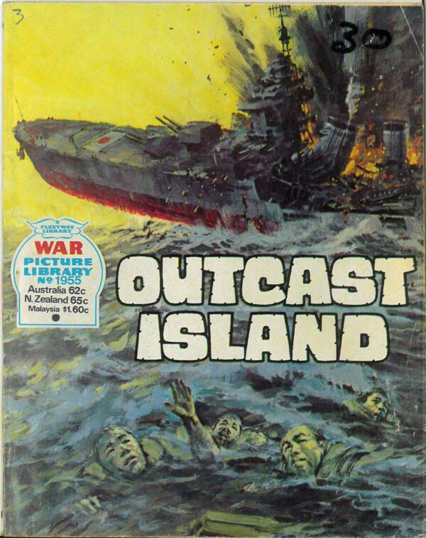 WAR PICTURE LIBRARY (1958-1984 SERIES) #1955: Outcast Island: Australian Variant: FN: Aus Return date 3/82