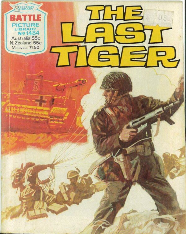 BATTLE PICTURE LIBRARY (1961-1984 SERIES) #1484: The Last Tiger: Australian Variant: VG/FN: Mar Aus return da