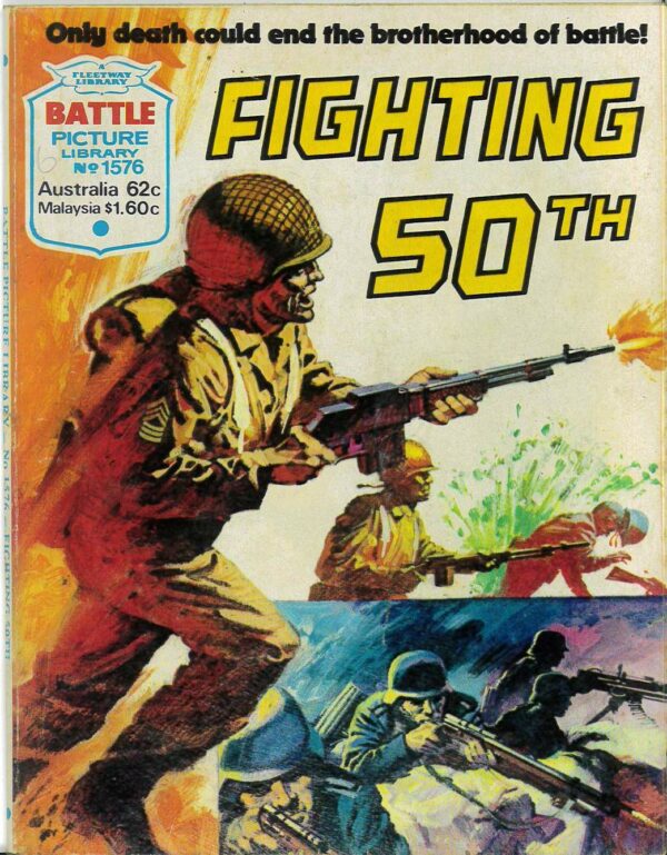 BATTLE PICTURE LIBRARY (1961-1984 SERIES) #1576: Fighting 50th – Australian Variant – FN