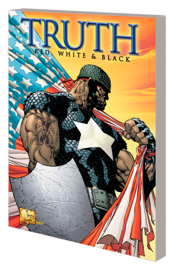 CAPTAIN AMERICA TRUTH TP: RED WHITE AND BLACK: Joe Quesada cover