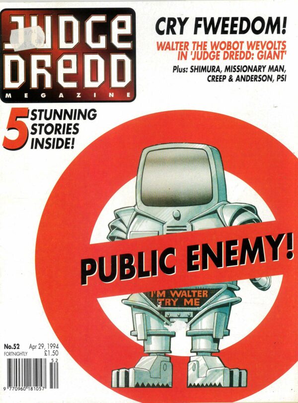 JUDGE DREDD THE MEGAZINE (1992 SERIES) #52