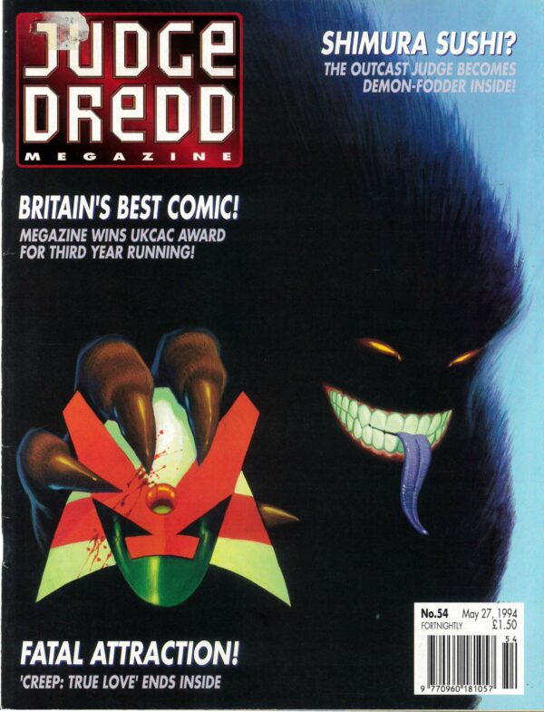 JUDGE DREDD THE MEGAZINE (1992 SERIES) #54