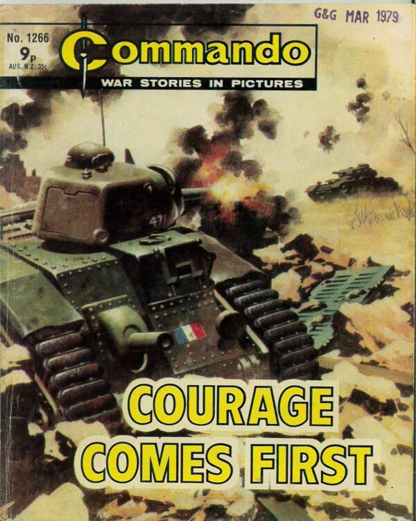 COMMANDO #1266: Courage Comes First – FN (Mar/79 Aus Return date)