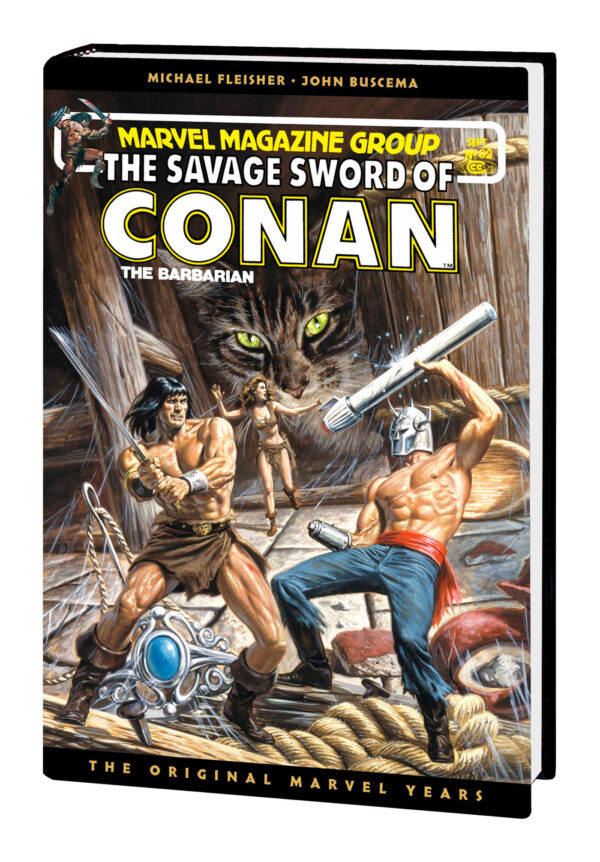 SAVAGE SWORD OF CONAN ORIGINAL MARVEL YEARS OMNIBU #7: Bob Larkin Direct Market cover