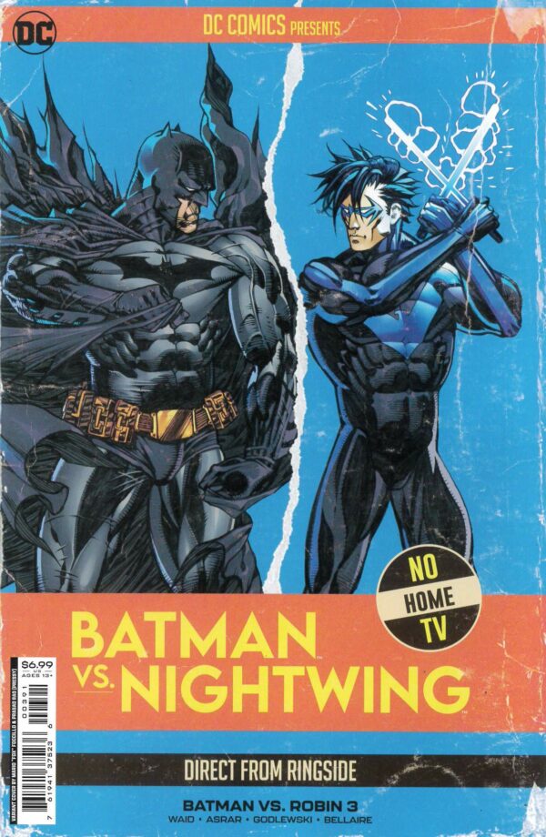 BATMAN VS ROBIN #3: Mario (Fox) Foccillo Batman VS Nightwing Fight Poster cvr I