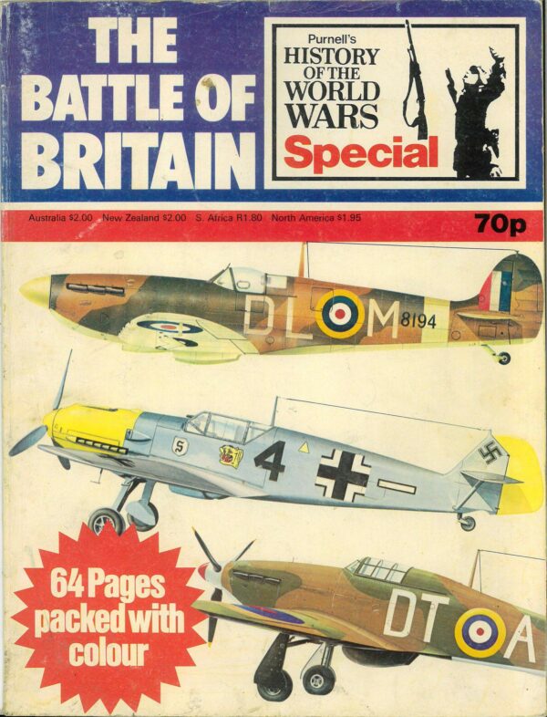 BATTLE OF BRITAIN PURNELL’S HISTORY OF WORLD WARS: VG