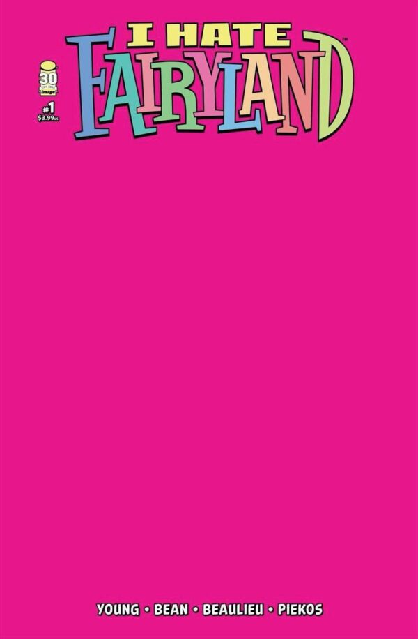 I HATE FAIRYLAND (2023 SERIES) #1: Blank Sketch cover H