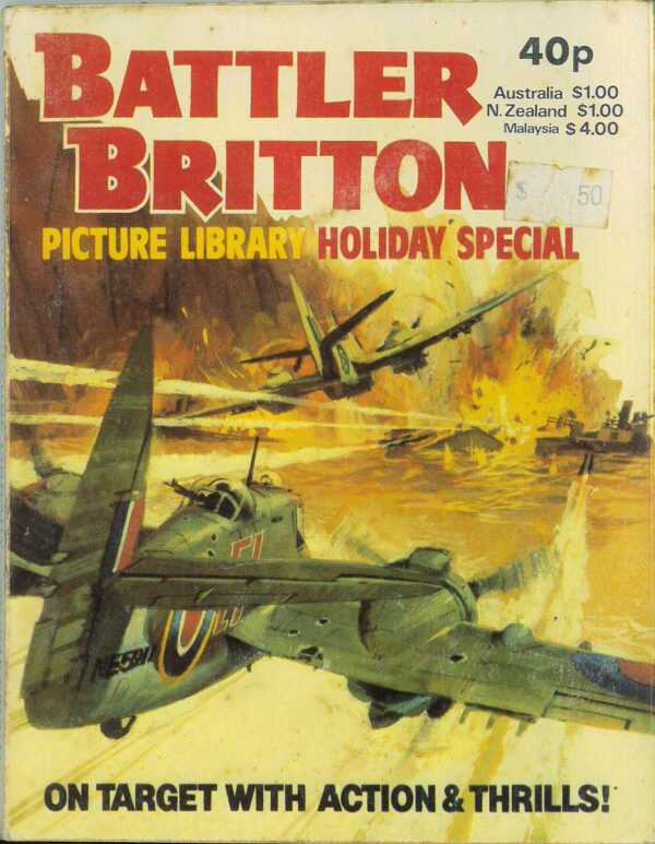 BATTLER BRITTON PICTURE LIBRARY HOLIDAY SPECIAL #1980: 1980 Special – VG/FN (Aus return date Nov 1980)