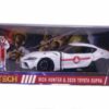 ROBOTECH DIE CAST CARS #1: Rick Hunter with 2020 Toyota Supra 1:24 scale